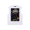 Raw Edge Cotton Tank Top